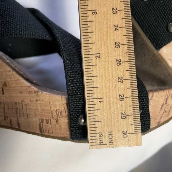 NWOT ESPRIT Oceane2 Cork and Black Sandals.  Women’s 9.5 M - Picture 6 of 6